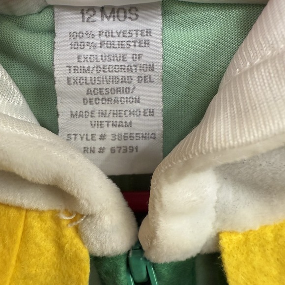 Sunflower Infant Halloween Costume 12 Months Halloween Bodysuit Warm Ships Fast! - Picture 7 of 13